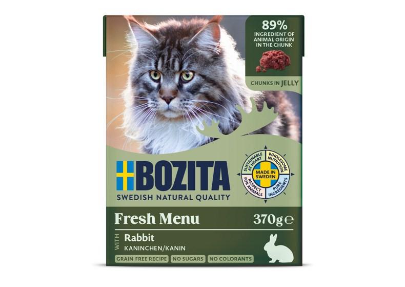 Bozita Fresh Menu - Kanin i gelé vådfoder til kat, 370 g