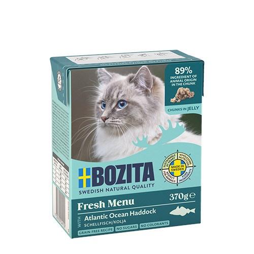 BOZITA Fresh Menu kuller i gelé - vådfoder til kat, 370 g