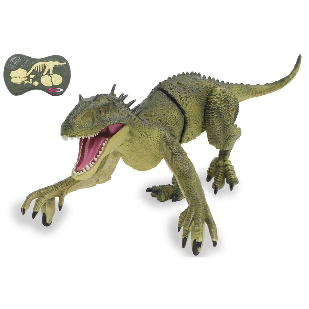 Fjernstyret dinosaur - Exoraptor 2,4 GHz (grøn) billede