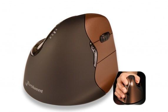 Evoluent VerticalMouse 4 Small - trådløs ergonomisk højrehånds mus