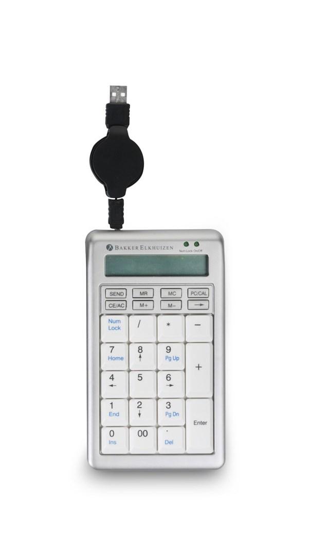 BakkerElkhuizen S-board 840 numerisk tastatur med USB og regnemaskine