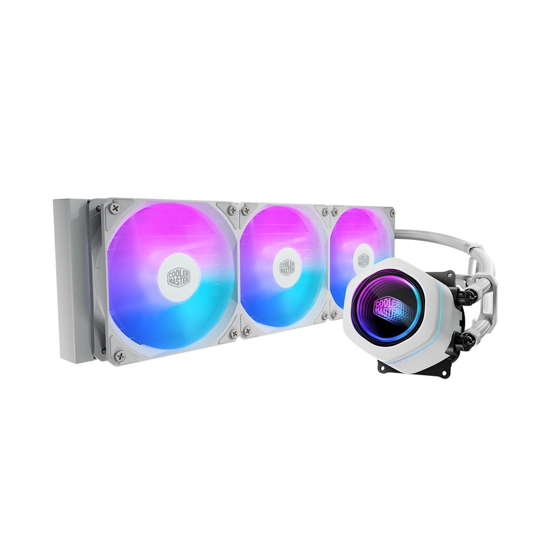 Cooler Master MasterLiquid Core Nex - 360 mm vandkøling til CPU, hvid