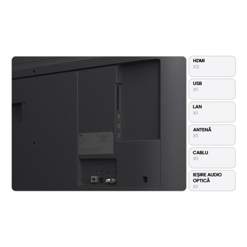 LG 43UA74003LB 43" 4K Ultra HD Smart TV (2025) - sort