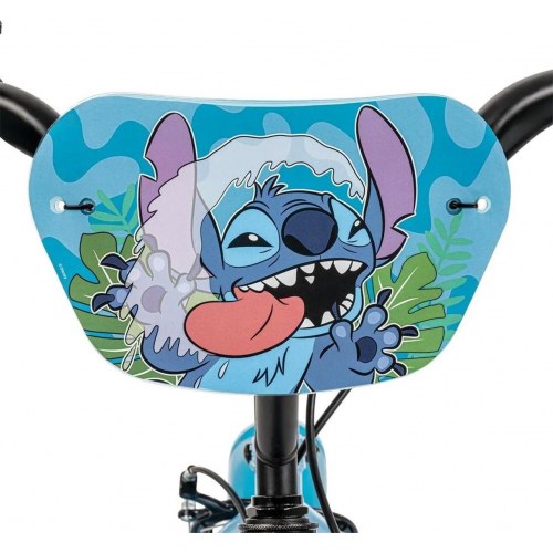 Huffy Disney Stitch 12" børnecykel - blå med støttehjul