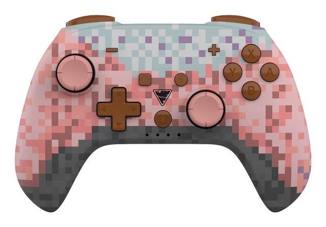 Bluetooth gamepad til Nintendo Switch og PC - Dragonshock PopTop, lyserød/brun/sort/lyseblå/lilla