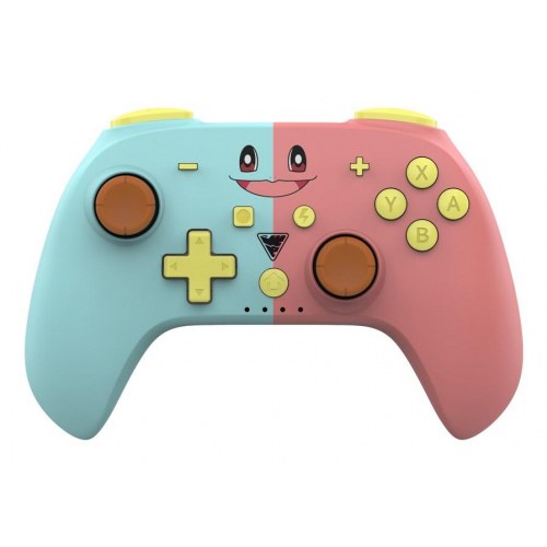 Bluetooth gamepad til Nintendo Switch/PC - Dragonshock PopTop, blå/lyserød/gul/brun