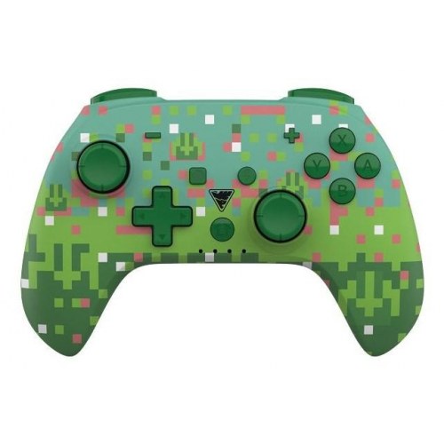 Trådløs Bluetooth gamepad til Nintendo Switch/PC - Dragonshock PopTop grøn pixel-design