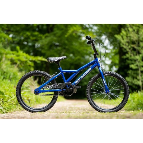 HUFFY Pro Thunder BMX 20" - børnecykel, sort/blå