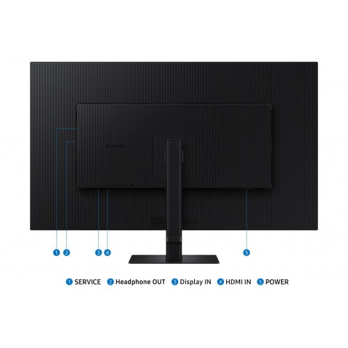 Samsung ViewFinity S7 37" 4K UHD VA-skærm - sort
