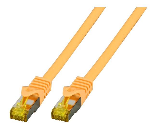 Netværkskabel Cat6a S/FTP - 25 m, gul, RJ-45 han/han (LSZH)