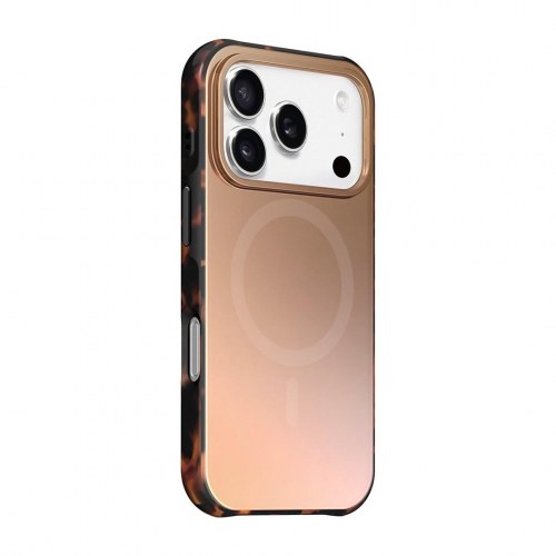 HUEX WAVE cover til iPhone - 6,3" MagSafe, Caramel Gold
