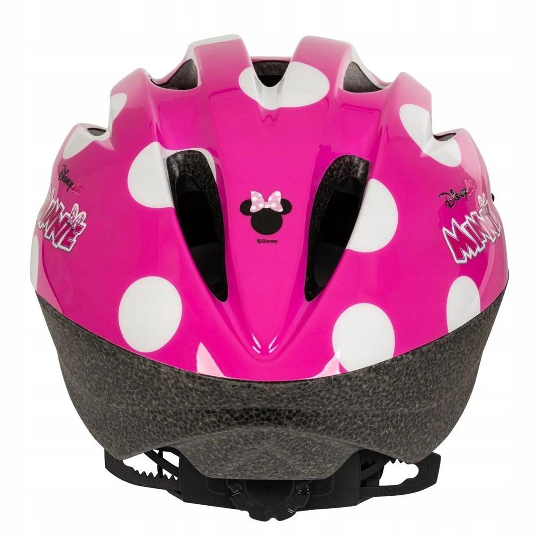 HUFFY Minnie Mouse cykelhjelm til børn - pink med prikker