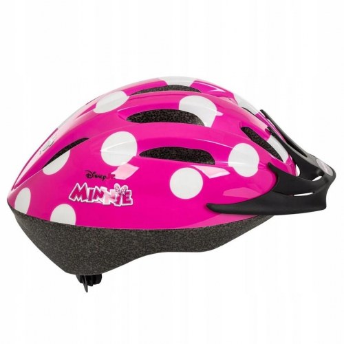 HUFFY Minnie Mouse cykelhjelm til børn - pink med prikker