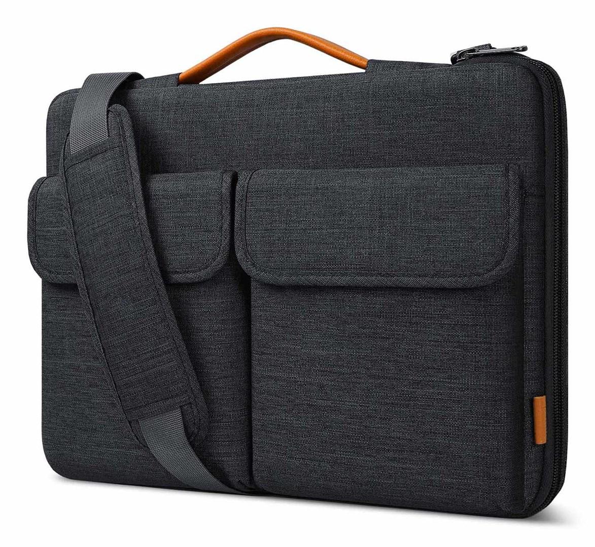 Inateck LB03008/K5 15,6" computertaske - sort messenger med skulderrem