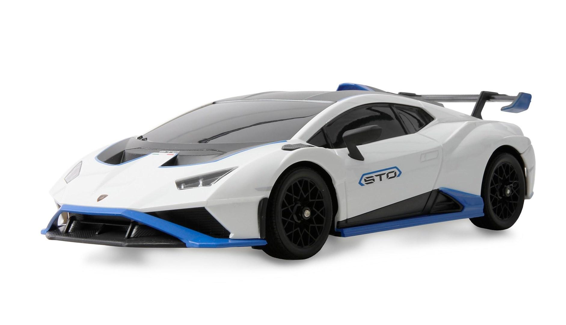 RC driftbil - Lamborghini Huracán, hvid (licens)