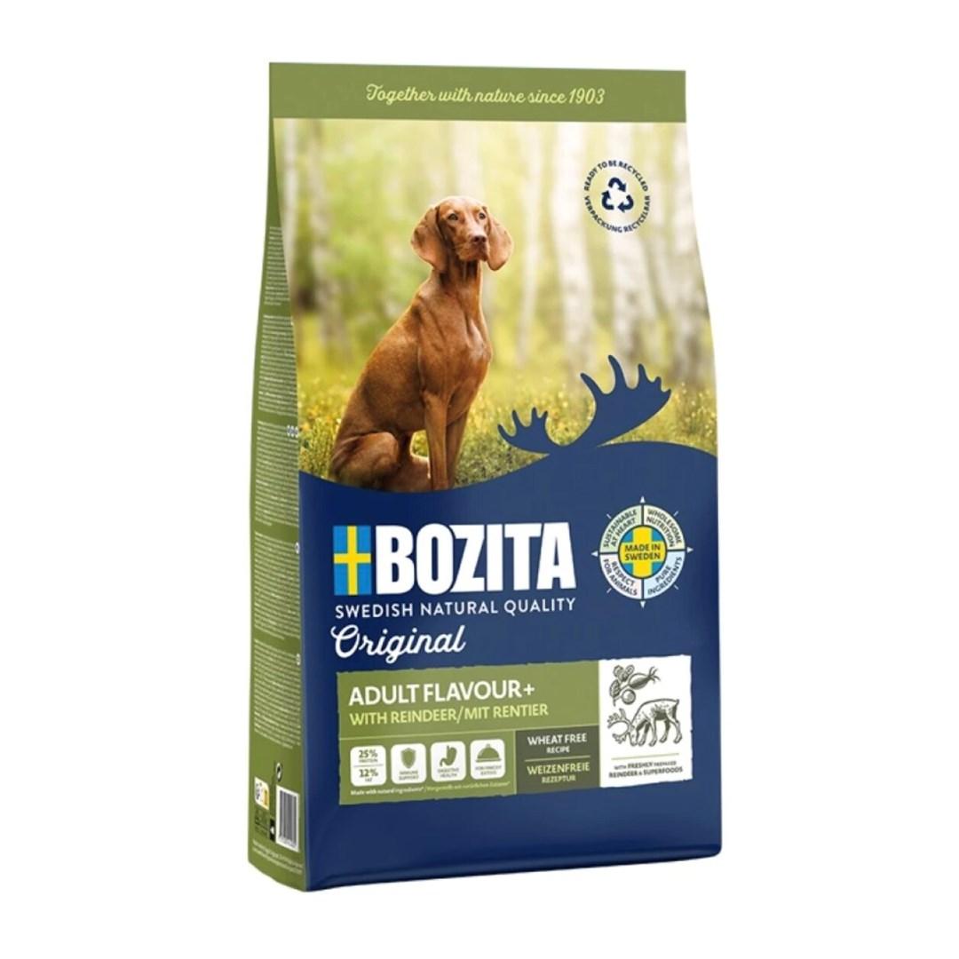Bozita Original Adult Flavour+ med rensdyr - tørfoder til hund - 12 kg