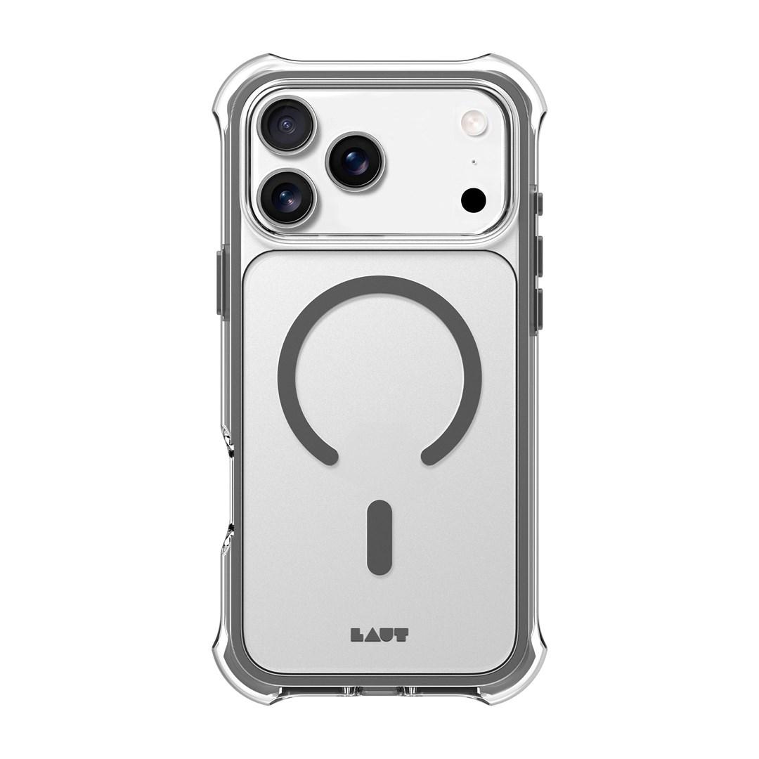 AERO PROTECT MagSafe-cover til iPhone 6,9" - grå/transparent