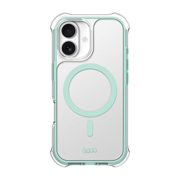 LAUT AERO PROTECT cover til iPhone - 6,3" (Aqua Mint/transparent)