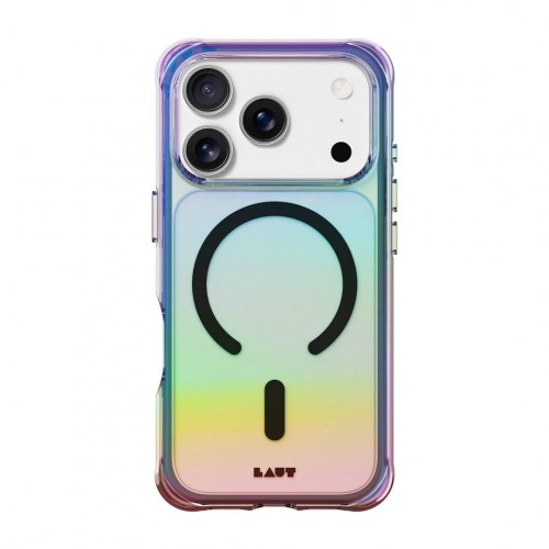 LAUT AERO HOLO MagSafe-cover til iPhone 6,9" - Holo Midnight (multifarvet/transparent)