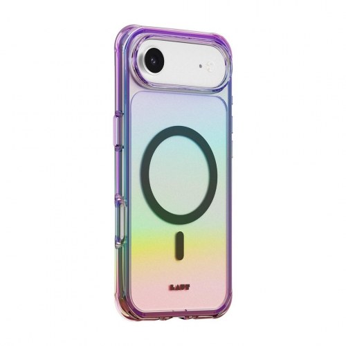 LAUT AERO HOLO cover til iPhone - Holo Midnight, MagSafe, stød- og ridsebeskyttelse, transparent/flerfarvet (6,5")