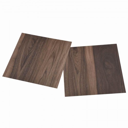 Selvklæbende Gulvplanker 30,5 x 30,5 cm 20 stk PVC Mørk Brun