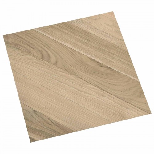 Selvklæbende Gulvplanker 30,5 x 30,5 cm 20 stk PVC Brun Stribet