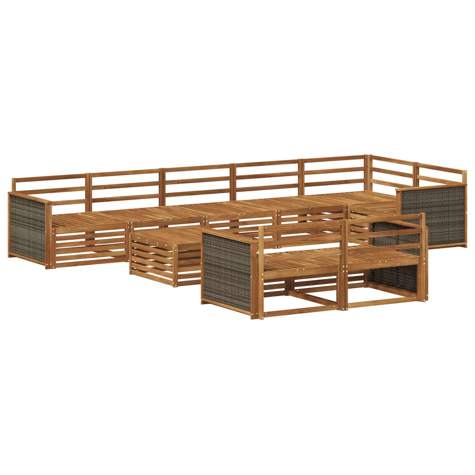 Udendørs sofagruppe 9 stk