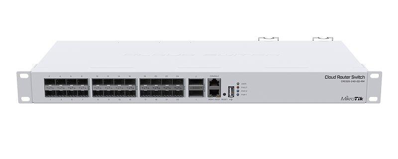 MikroTik CRS326-24S+2Q+RM - Managed L3 1U netværksswitch, hvid