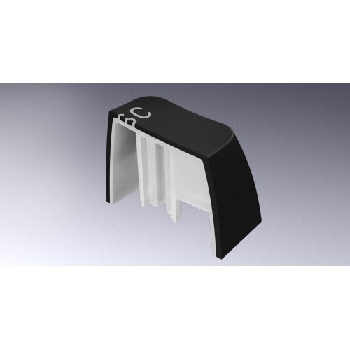 Skyfall Wireless 80 gamingtastatur - USB, RF og Bluetooth 5.3, 80%, RGB, sort/hvid