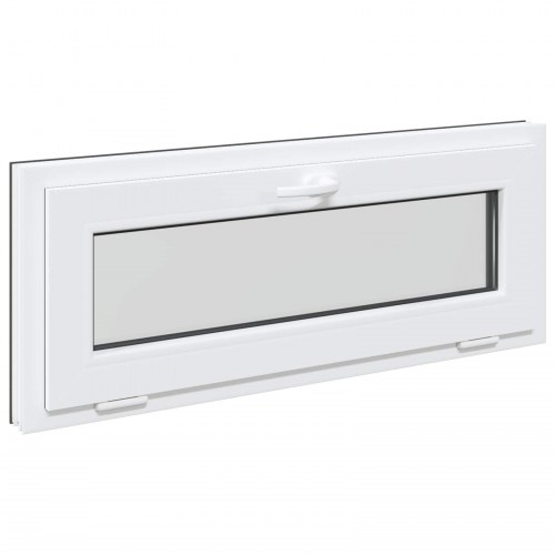 Kældervindue RISOR 110 x 40 cm PVC og glas Antracit