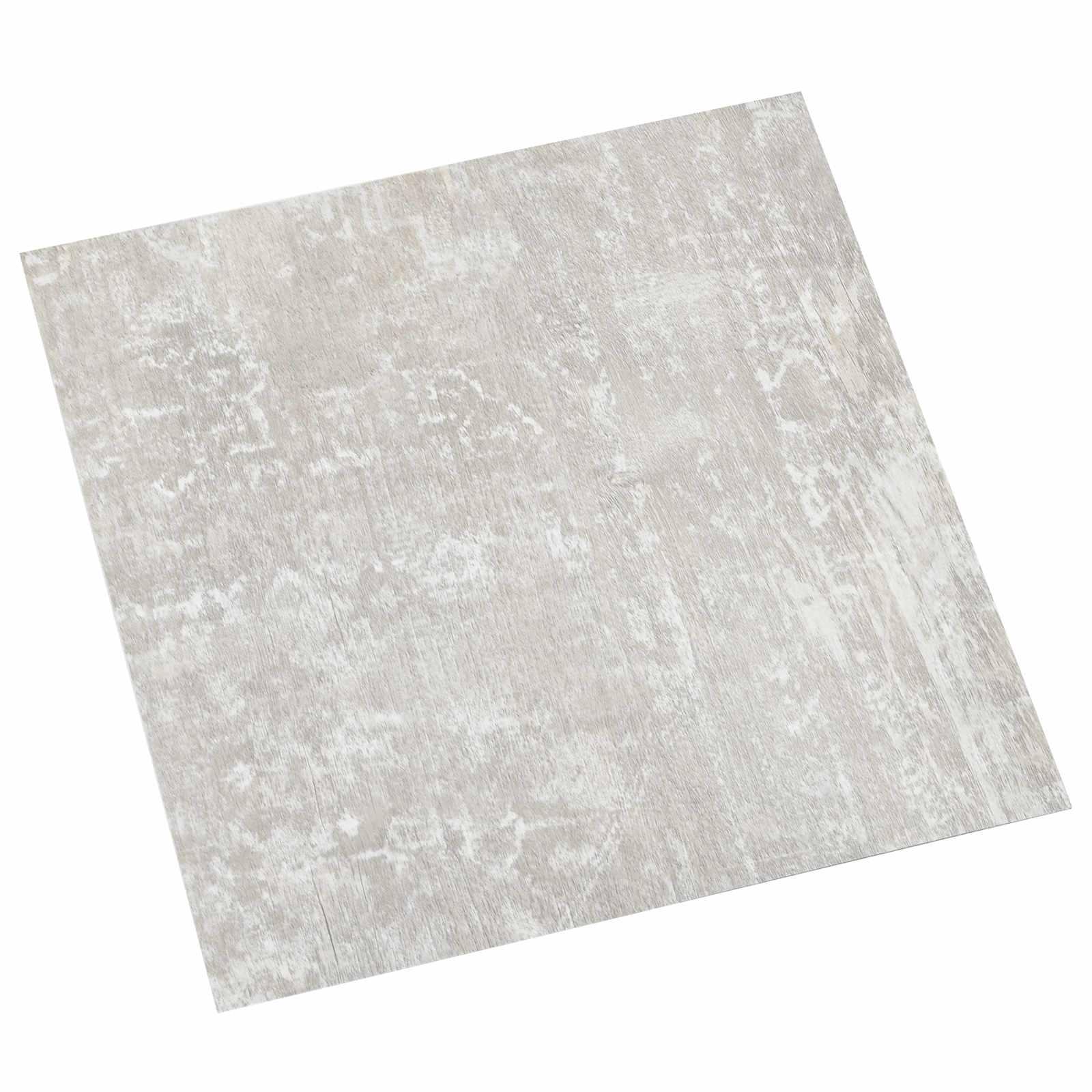 Selvklæbende Gulvplanker 30,5 x 30,5 cm 20 stk PVC Lysegrå