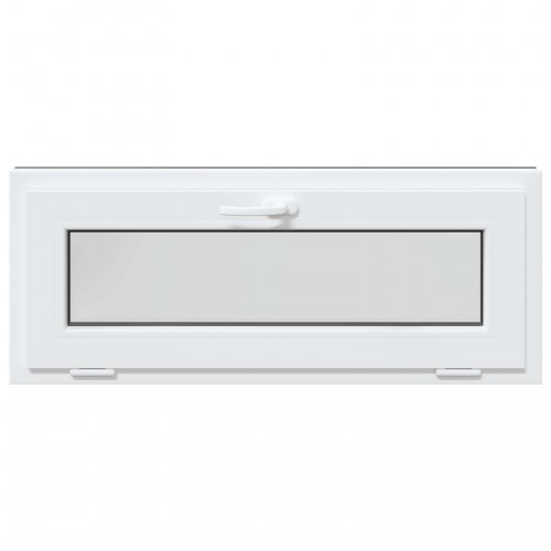 Kældervindue RISOR 100 x 40 cm PVC og glas Antracit