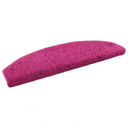Selvklæbende Trappemåtter 15 stk Lyserød 80 x 24,5 x 3,5 cm