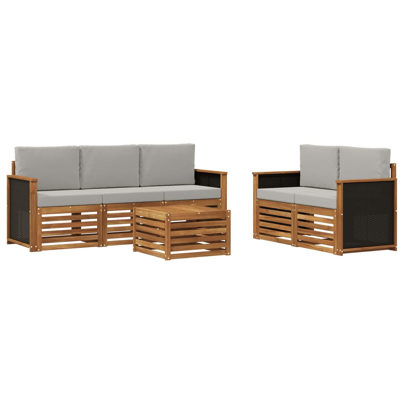 Sofasæt Massivt Akacietræ