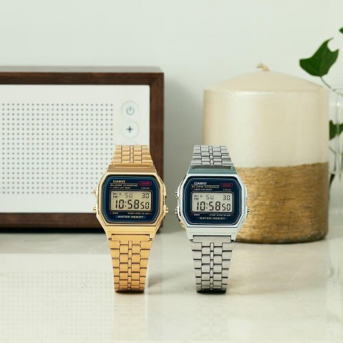 Casio A159W-N1 - unisex digital armbåndsur, sølvfarvet (OUTLET A)