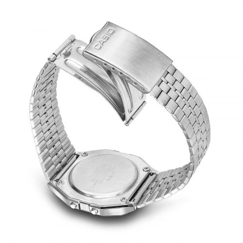 Casio A159W-N1 - unisex digital armbåndsur, sølvfarvet (OUTLET A)