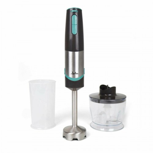 JATA JEBT1790 håndblender - 800 W, rustfrit stål, 500 ml - Sort/Blå (OUTLET A)