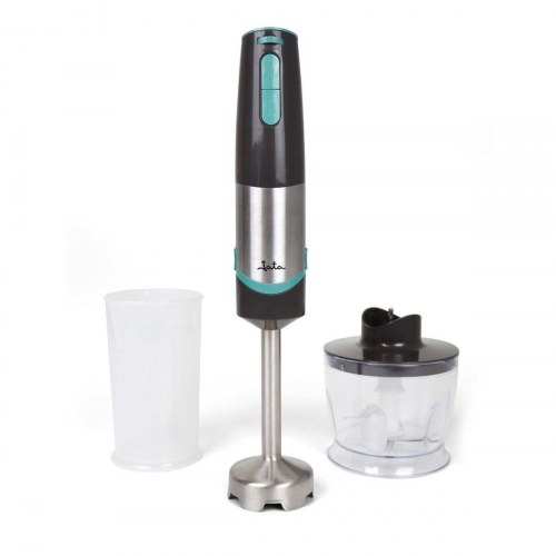 JATA JEBT1790 håndblender - 800 W, rustfrit stål, 500 ml - Sort/Blå (OUTLET A)