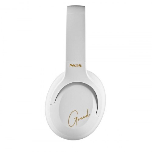 NGS Artica Greed - Bluetooth headset med mikrofon, hvid/sort (OUTLET A)