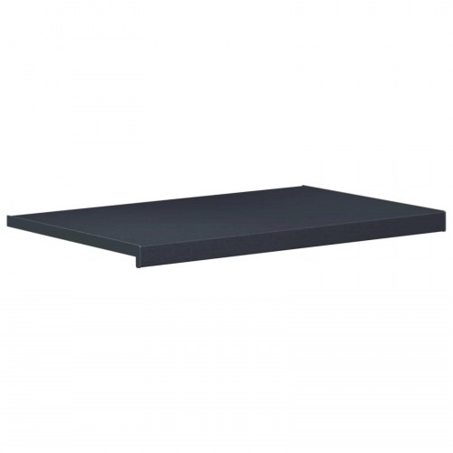 Vindueskarm Anthracit med træstruktur 100 x 50 x 4,5 cm PVC