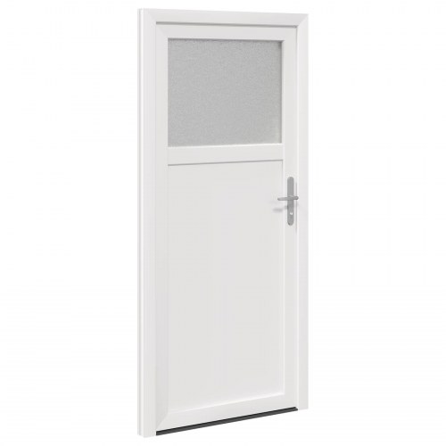 Sideskabsdør Hvid 88 x 198 cm PVC