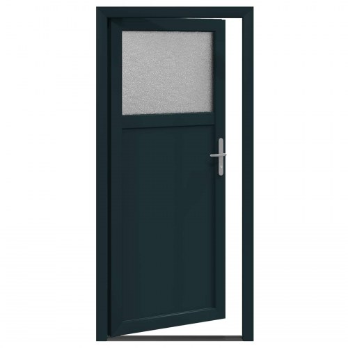 Sideskabsdør Antracit 98 x 198 cm PVC