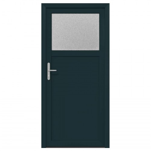 Sideskabsdør Antracit 98 x 198 cm PVC