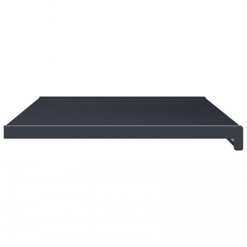 Vindueskarm Anthracit med træstruktur 60 x 45 x 4,5 cm PVC