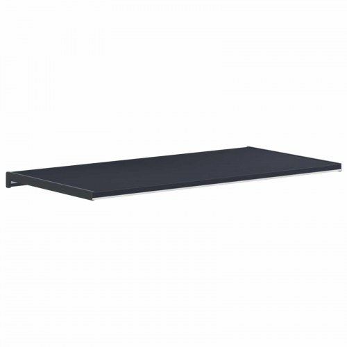 Vindueskarm Anthracit med træstruktur 60 x 45 x 4,5 cm PVC