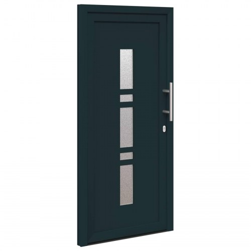 Hoveddør Antracit 108 x 208 cm PVC