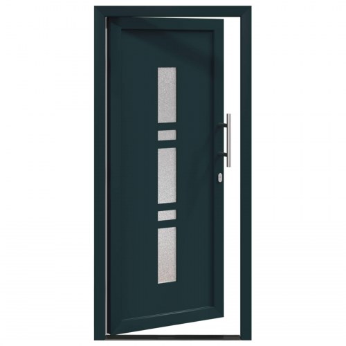 Hoveddør Antracit 108 x 208 cm PVC