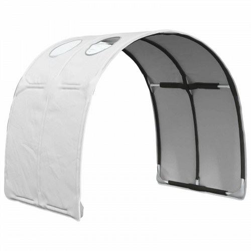 Seng Tunnel 2 stk Hvid 211 x 67.5 x 2 cm Polyester