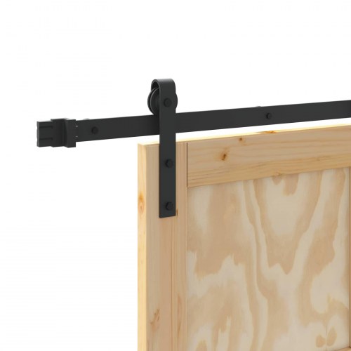 Skydedør Naturfarvet 83 x 202 cm Massivt fyrretræ