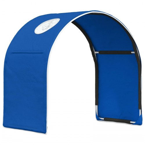 Seng Tunnel 2 stk Blå 211 x 52,5 x 2 cm Polyester
